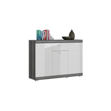 ebuy24 Scout dressoir 3 deuren, 1 lade grijs.