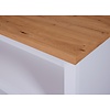 ebuy24 Julina dressoir keukenÃ˜, 2 planken wit, Artisan eik decor.