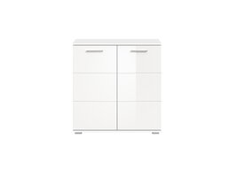 ebuy24 Prego dressoir 2 deuren hoog glans wit,wit.