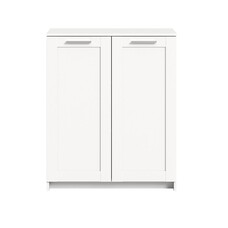 ebuy24 Ibiza dressoir 2 deuren wit.