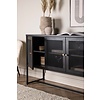 ebuy24 Malla dressoir 3 deuren zwart.