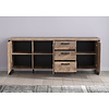 ebuy24 Emile dressoir 3 deuren, 3 laden, eik decor.