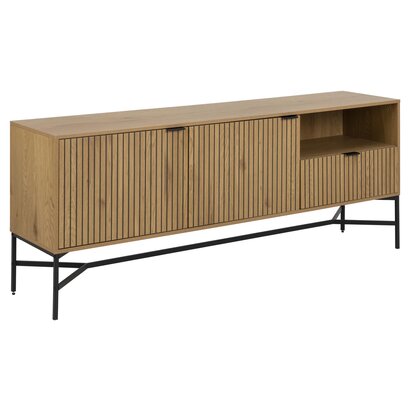 ebuy24 Jason dressoir 2 deuren, 1 lade, 1 plank wild eik decor.