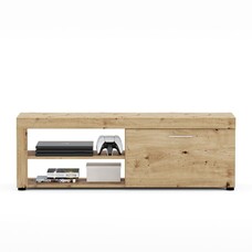 ebuy24 Fly dressoir 1 klep, 1 plank eik decor.