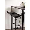 ebuy24 Brea barmeubelset bartafel zwart en 4 Adesto barstoelen zwart.