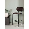 ebuy24 Ralf barstoel bruin, zwart.