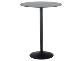 ebuy24 Mitol bartafel Ø80cm keramiek zwart.