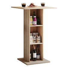 ebuy24 Standos bartafel met 3 plankenSonoma eiken decor.