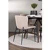 ebuy24 Kaseindon eethoek tafel bruin en 4 Modesto stoelen beige.