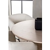 ebuy24 Olivia eethoek tafel whitewash en 4 Day stoelen offwhite.