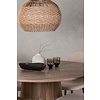 ebuy24 Lanzo eethoek tafel naturel en 4 Polar stoelen beige.