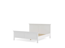 ebuy24 Venedig bed Tweepersoonsbed 180x200 cm, wit.