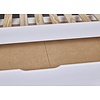 ebuy24 Dream bed 90x200cm met 1 uitschuifbaar bed wit.