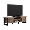 ebuy24 Emile TV-meubel 2 deuren, 2 planken, eik decor.