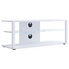 ebuy24 FolasXL TV-meubel 2 planken wit.