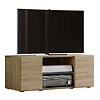 ebuy24 Lowina95 TV-meubel 2 deuren 2 laden eik decor.