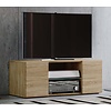 ebuy24 Lowina95 TV-meubel 2 deuren 2 laden eik decor.