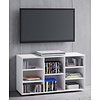 ebuy24 Fetino TV-meubel 8 planken wit.