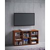 ebuy24 Fetino TV-meubel 8 planken nootboom decor.