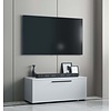 ebuy24 ArilaS TV-meubel 1 kleppe wit.