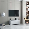 ebuy24 ArilaS TV-meubel 1 kleppe wit.