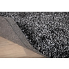ebuy24 Mattis vloerkleed Ã˜200 cm polyester antraciet.