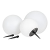 ebuy24 Lifton lamp zonne-lamp LED set van 3 wit.