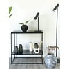 ebuy24 Paris vloerlamp 25x150x25cm zwart.