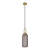 ebuy24 Luton lamp hanglamp Ã˜13cm rookkleurig glas.