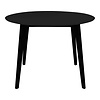 ebuy24 Vojens eetkamertafel Ã˜105cm zwart.