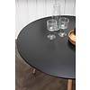 ebuy24 Polar eetkamertafel Ã˜90cm zwart.