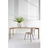 ebuy24 Damon eetkamertafel 90x200cm whitewash.