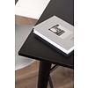 ebuy24 Tempe eetkamertafel 80x80cm zwart.