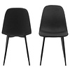 ebuy24 Cerise eetkamerstoel zwart.