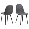 ebuy24 Cerise eetkamerstoel grijs.