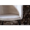ebuy24 Berit eetkamerstoel velours beige.