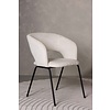 ebuy24 Day eetkamerstoel met armleuningen offwhite.