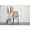 ebuy24 Polar eetkamerstoel velours beige.