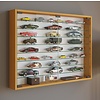 ebuy24 MandosaXXL glazen vitrines wandmontage 2 glazen deuren beuken decor.