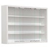 ebuy24 AgisaM glazen vitrines wandmontage 2 schuifdeuren wit.