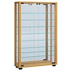 ebuy24 VitrosaMini vitrinekast wandmontage met spiegel 2 glazen deuren beuken decor.