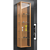ebuy24 Stano Mini vitrinekast Wandmontage 1 glazen deur met ledlicht om op te hangenBeuken decor.