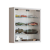 ebuy24 Mandosa S vitrinekast wandmontage 2 glazen deurenwit.