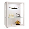 ebuy24 GlasolXL vitrinekast 3 planken wit.