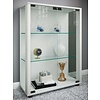 ebuy24 Sintalo vitrinekast 2 glazen deuren wit.