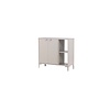 ebuy24 Piring dressoir 2 deuren 1 plank beige.