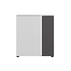 ebuy24 Kato dressoir 2 deuren met licht wit,grijs.