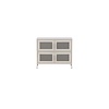 ebuy24 Nett dressoir 4 deuren beige.