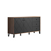 ebuy24 Montez dressoir 2 deuren, 3 laden, grafiet.