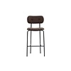 ebuy24 Ralf barstoel bruin, zwart.